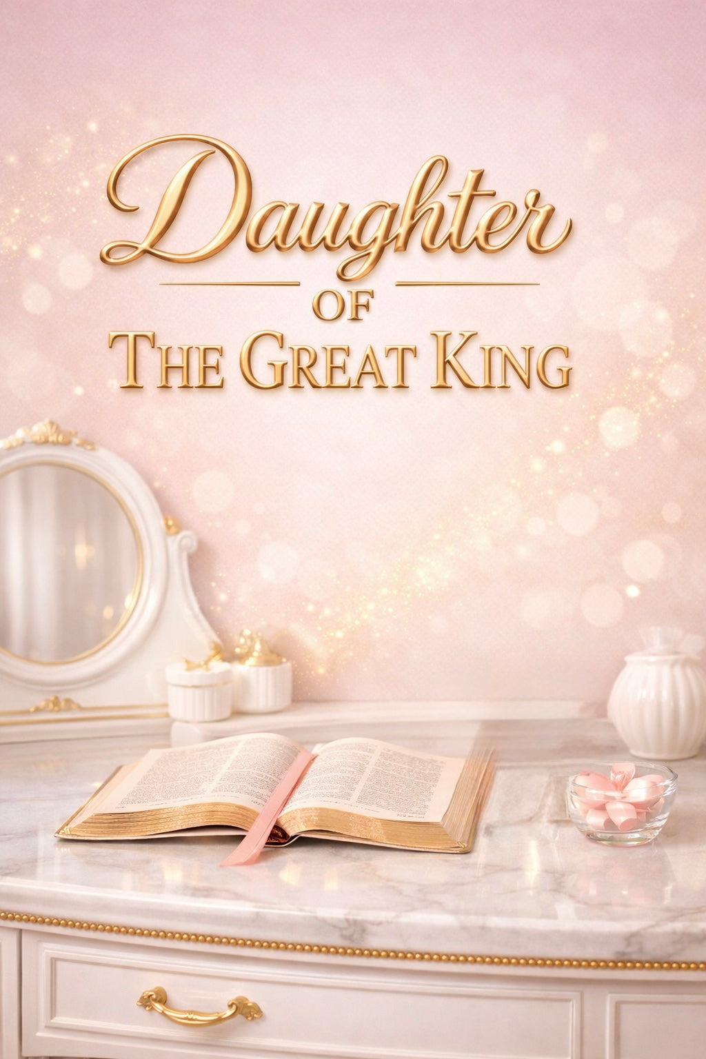 Daughter of the Great King – Pink Christian Wall Art Print