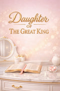 Daughter of the Great King – Pink Christian Wall Art Print