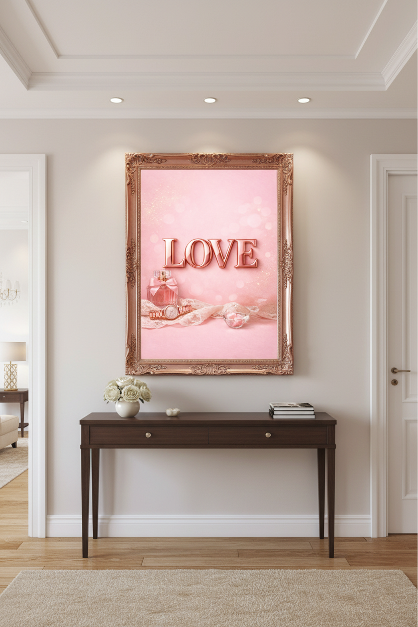 LOVE Print Hallway Mockup
