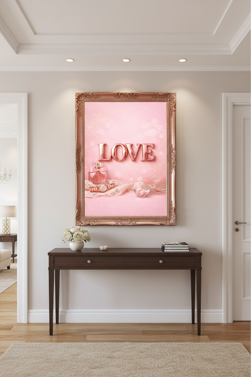 LOVE Print Hallway Mockup
