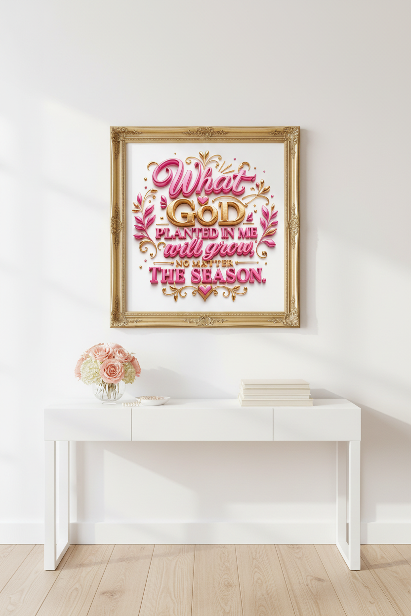 What God Planted in Me Will Grow – Room Mockup